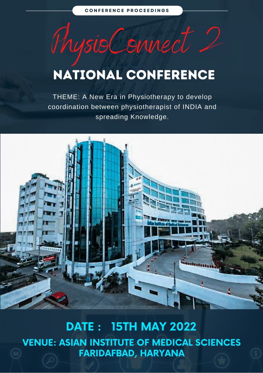 (PDF) NATIONAL CONFERENCE THEME A New Era in Physiotherapy to develop