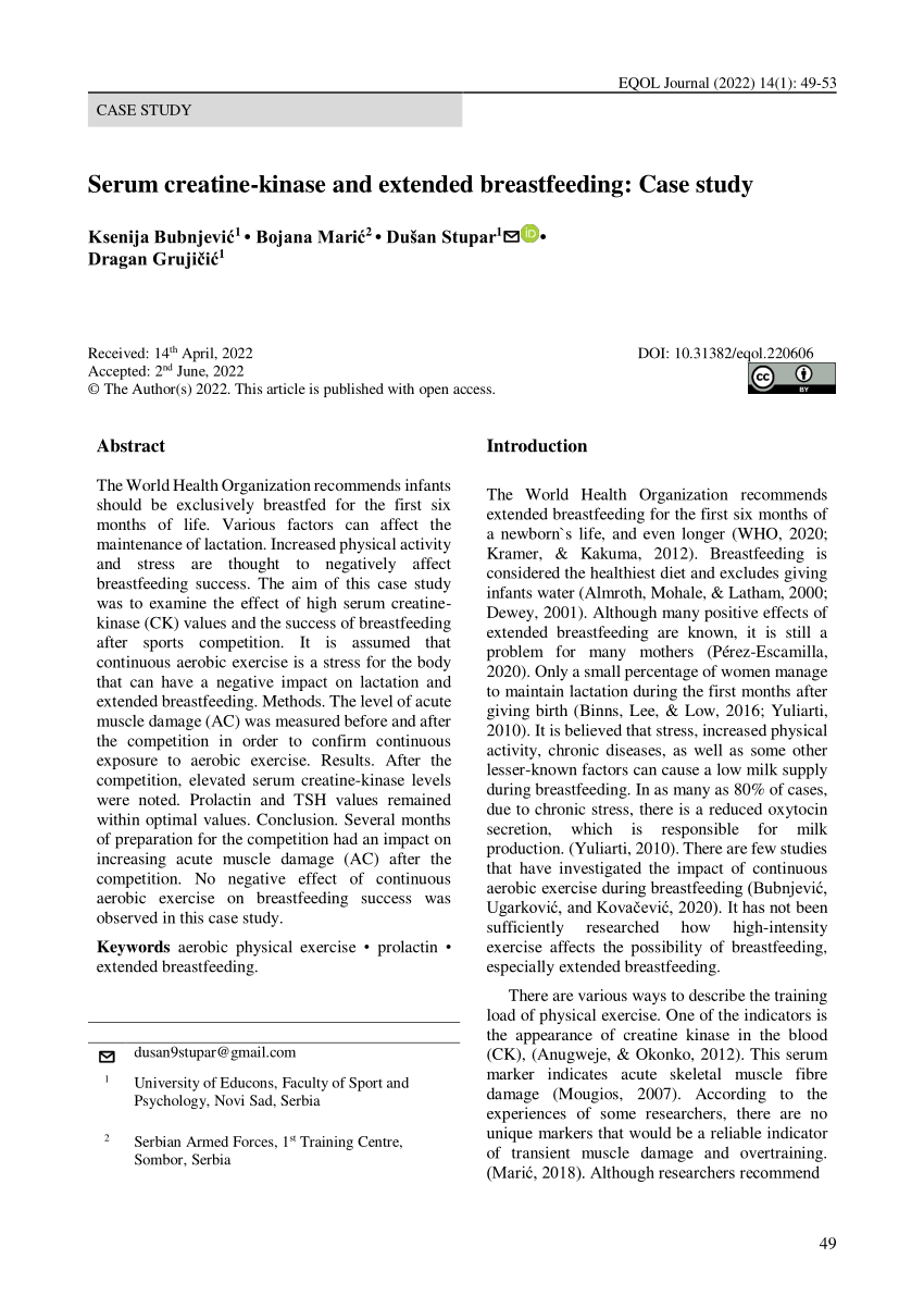 breastfeeding case study ati