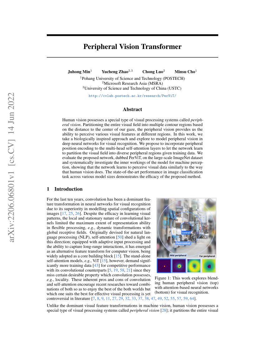 Peripheral vision - Wikipedia