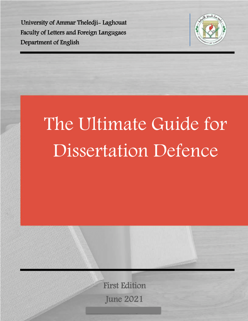 dissertation meaning defence