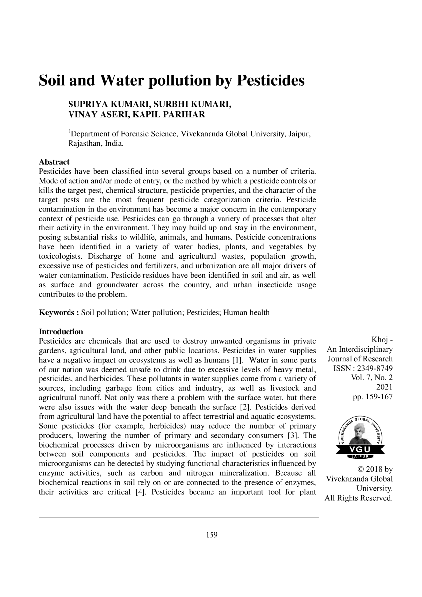 research paper on soil and water conservation pdf