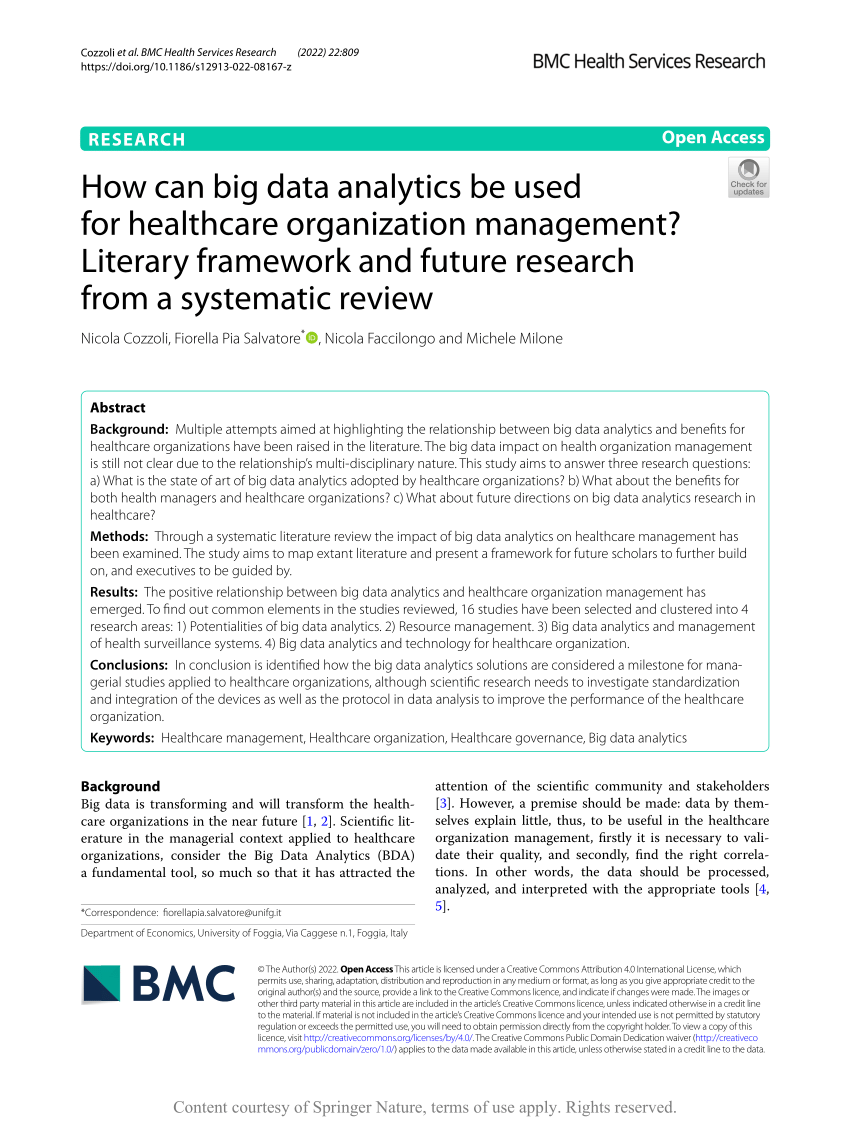 big data analytics in healthcare research paper pdf