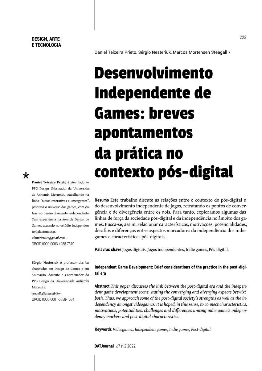 Games Independentes, PDF, Videogames