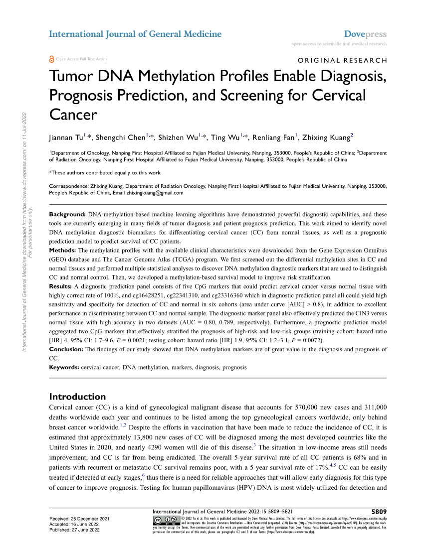 Pdf Tumor Dna Methylation Profiles Enable Diagnosis Prognosis Prediction And Screening For 1071