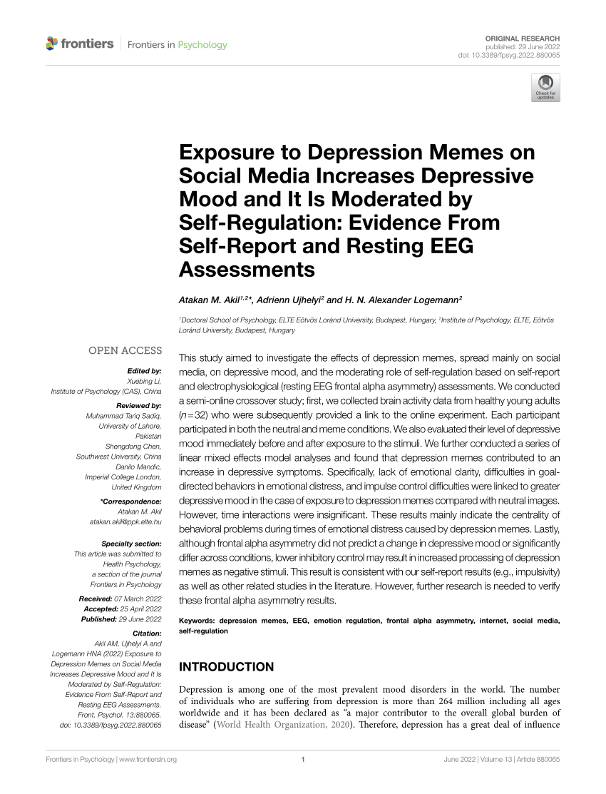 Social Emotional Wellness with Memes