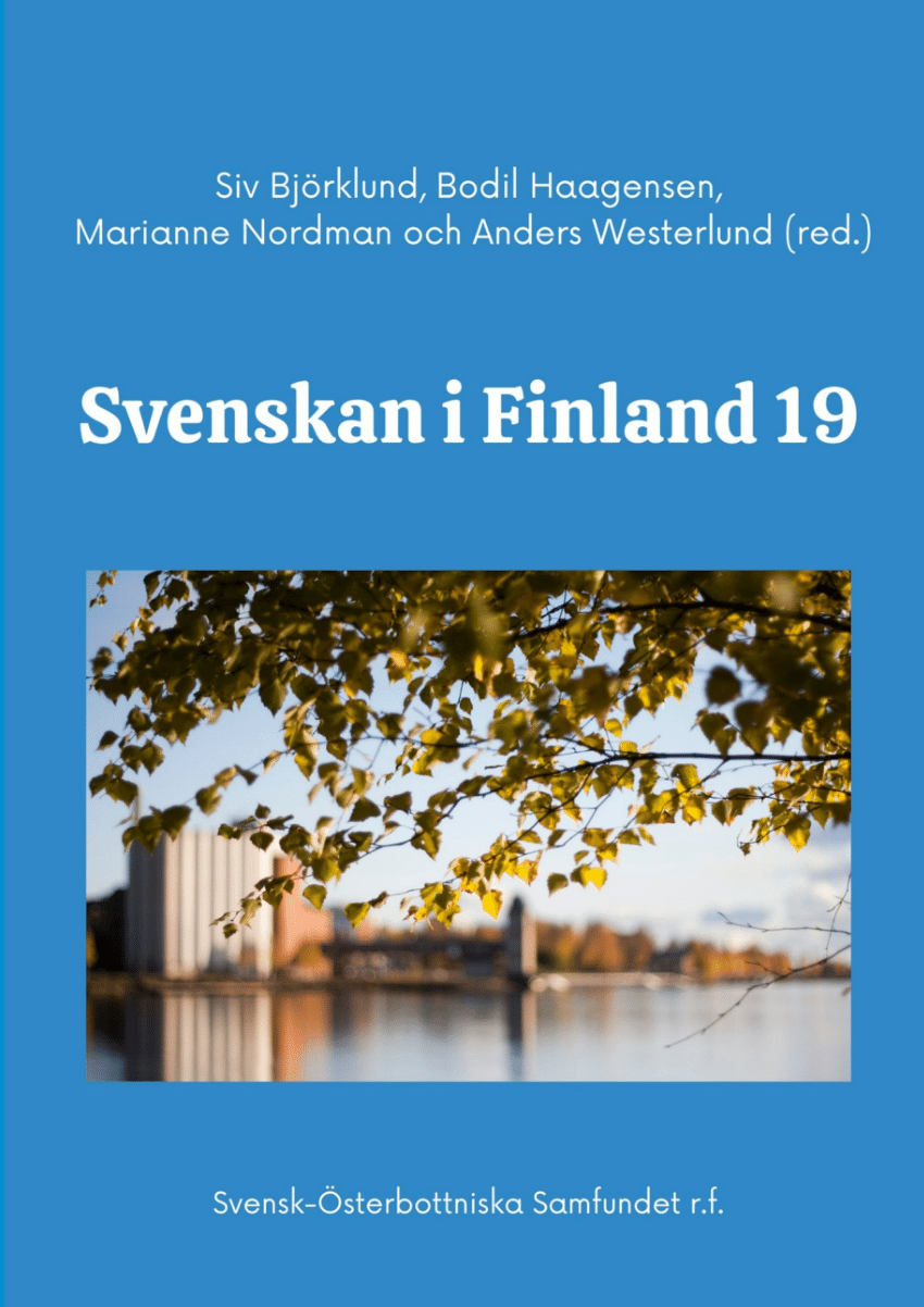PDF) Finlandssvenska översättare i Svenskt översättarlexikon utifrån översättningssociologiska utgångspunkter