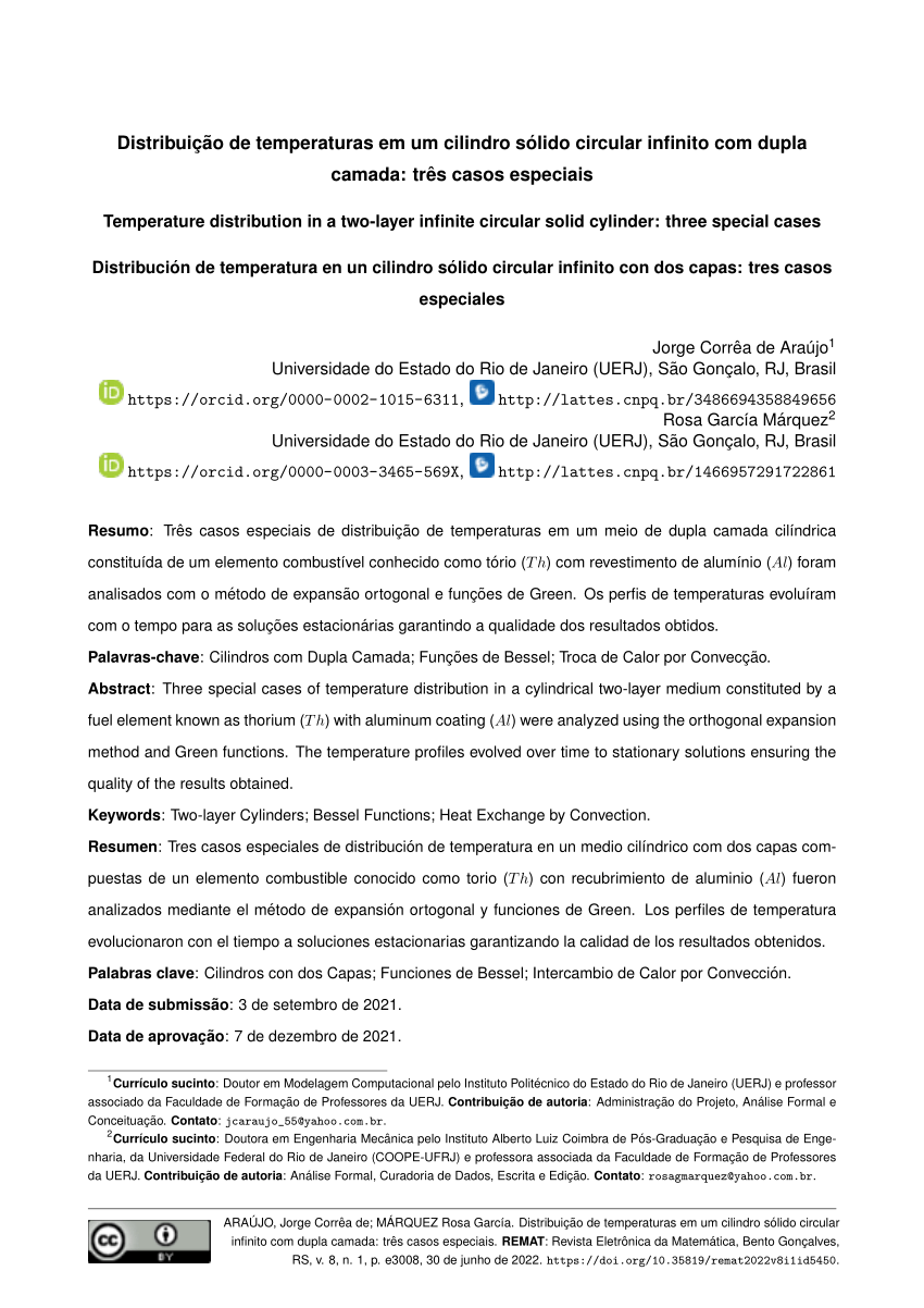 Fluxo de calor com a condutividade externa tendendo ao infinito (h ∞ )