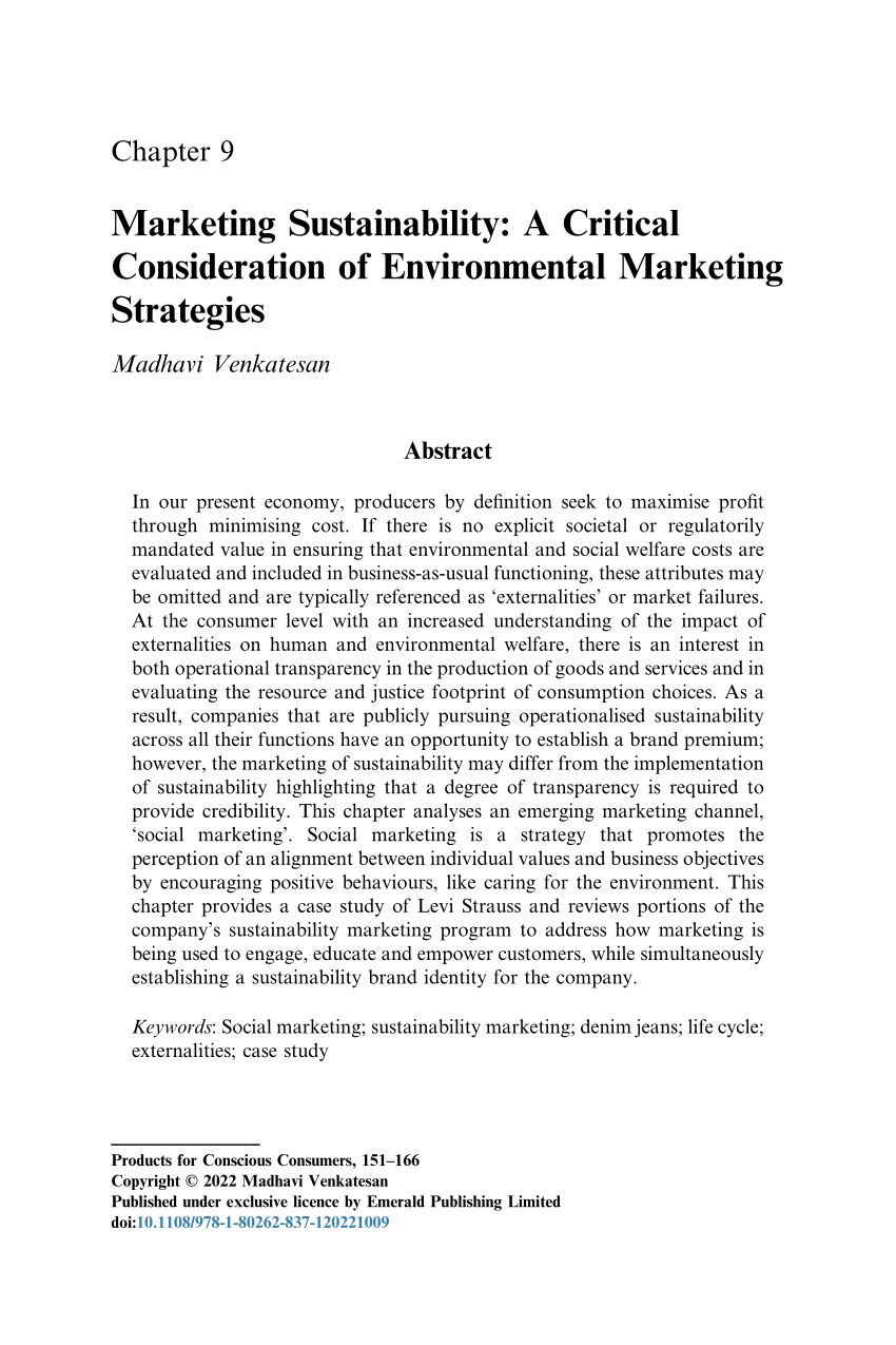 dissertations on environmental marketing