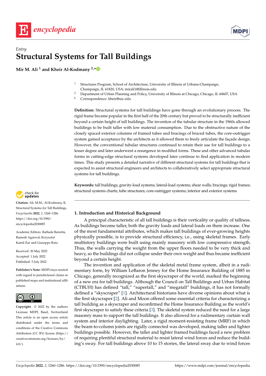 case study of tall structure