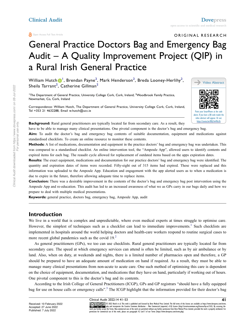 RACGP - A historical account of the doctor's bag