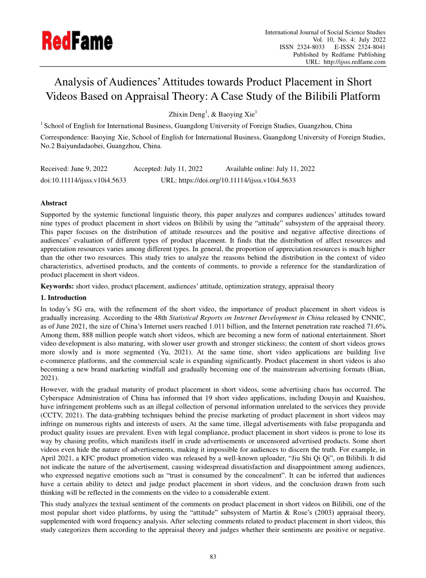 appraisal theory case study