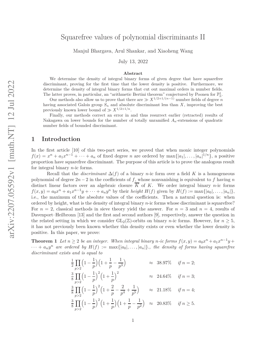 pdf-squarefree-values-of-polynomial-discriminants-ii