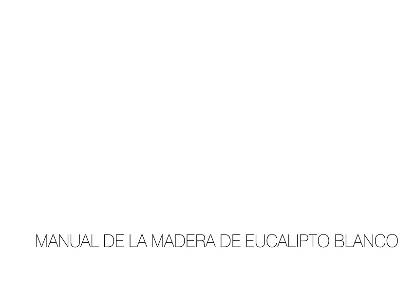 PDF) Manual Madera Eucalipto Blanco