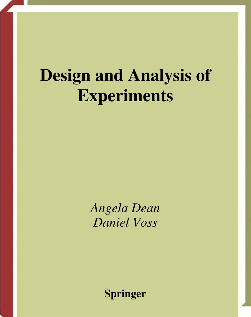 design of experiments by das and giri pdf