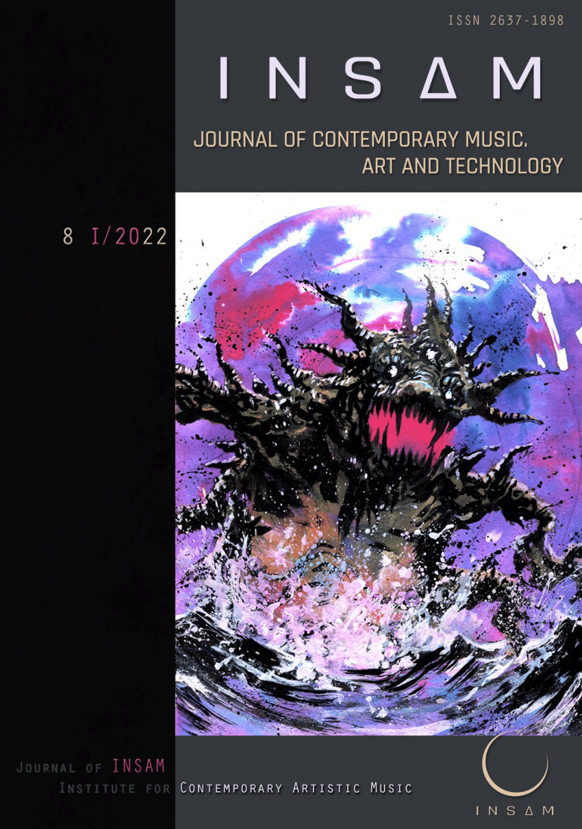 PDF) INSAM Journal of Contemporary Music, Art and Technology 8 (I/2022) kuva
