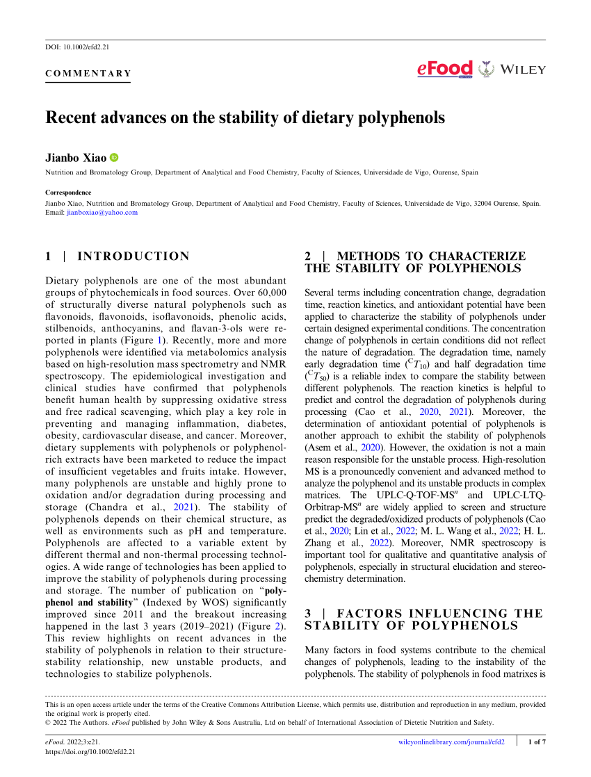 Full article: Food-grade encapsulated polyphenols: recent advances