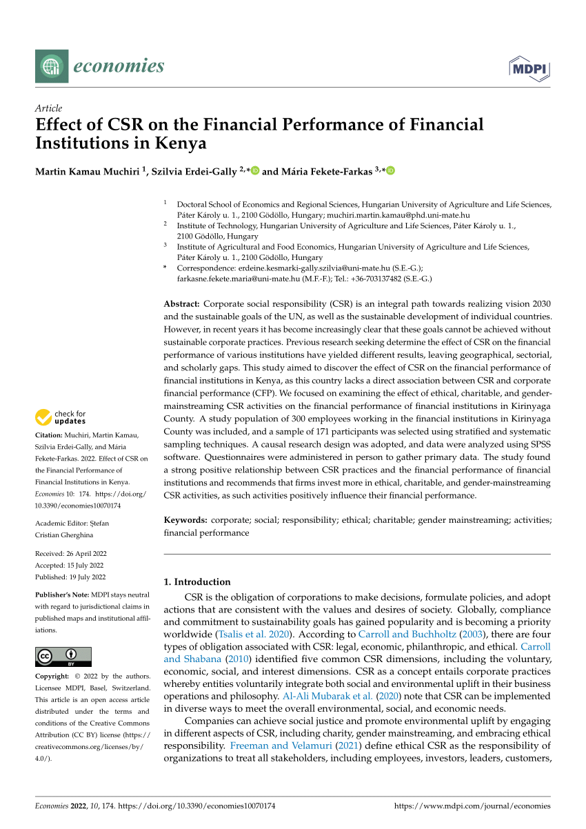 research topics in finance in kenya