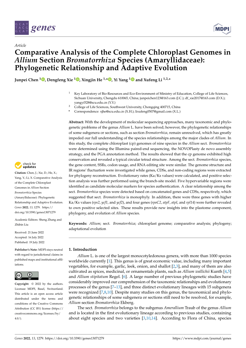 pdf-comparative-analysis-of-the-complete-chloroplast-genomes-in-allium-section-bromatorrhiza