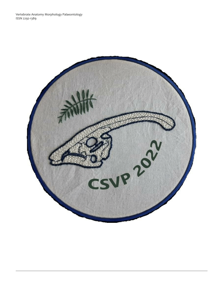 CSVP Abstracts 2020: 8th annual meeting - fossilized