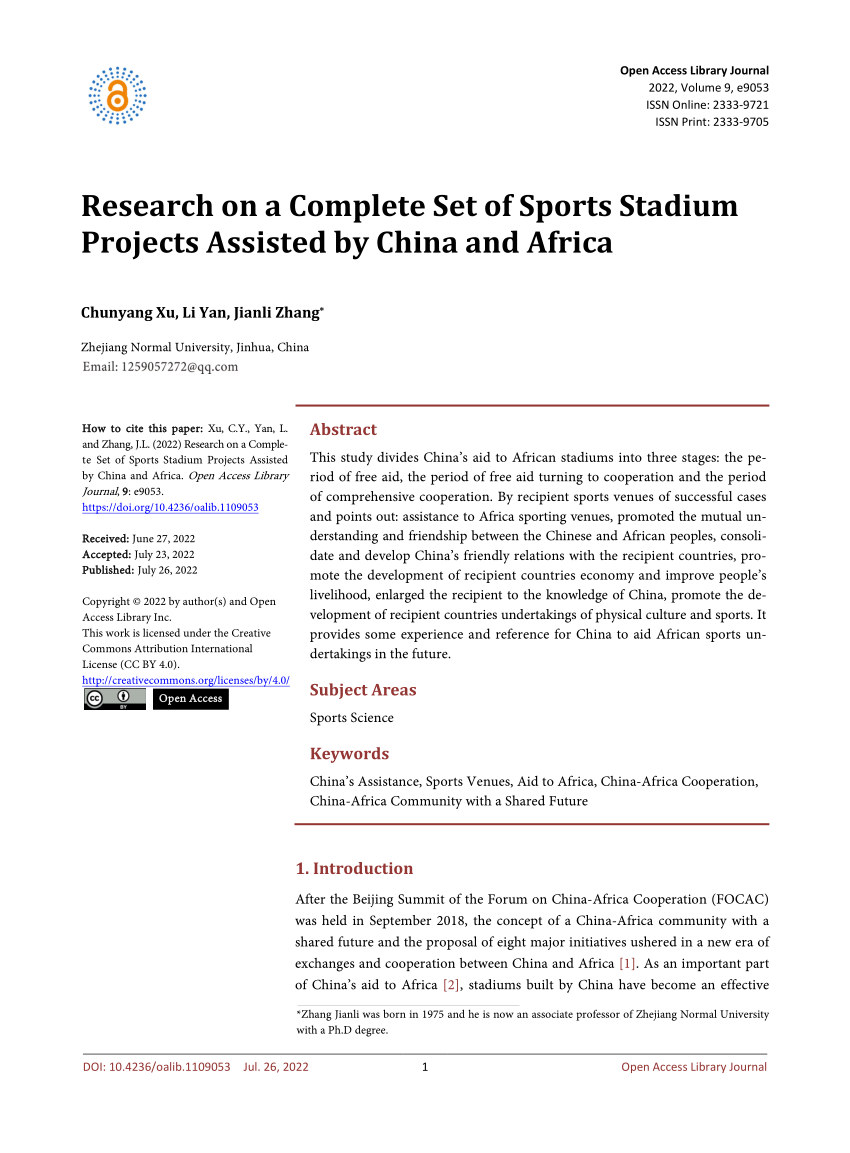 dissertation on sports facilities