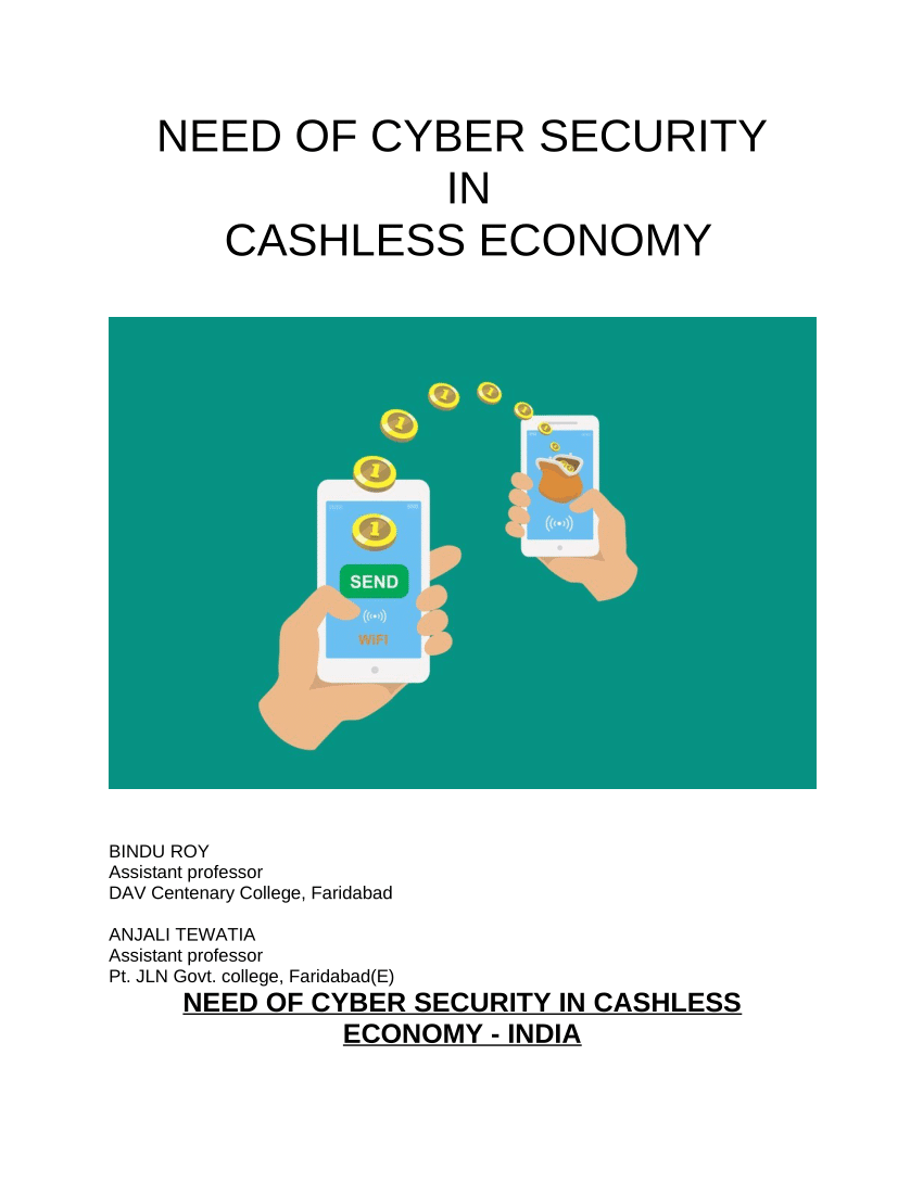 cashless economy in india research paper
