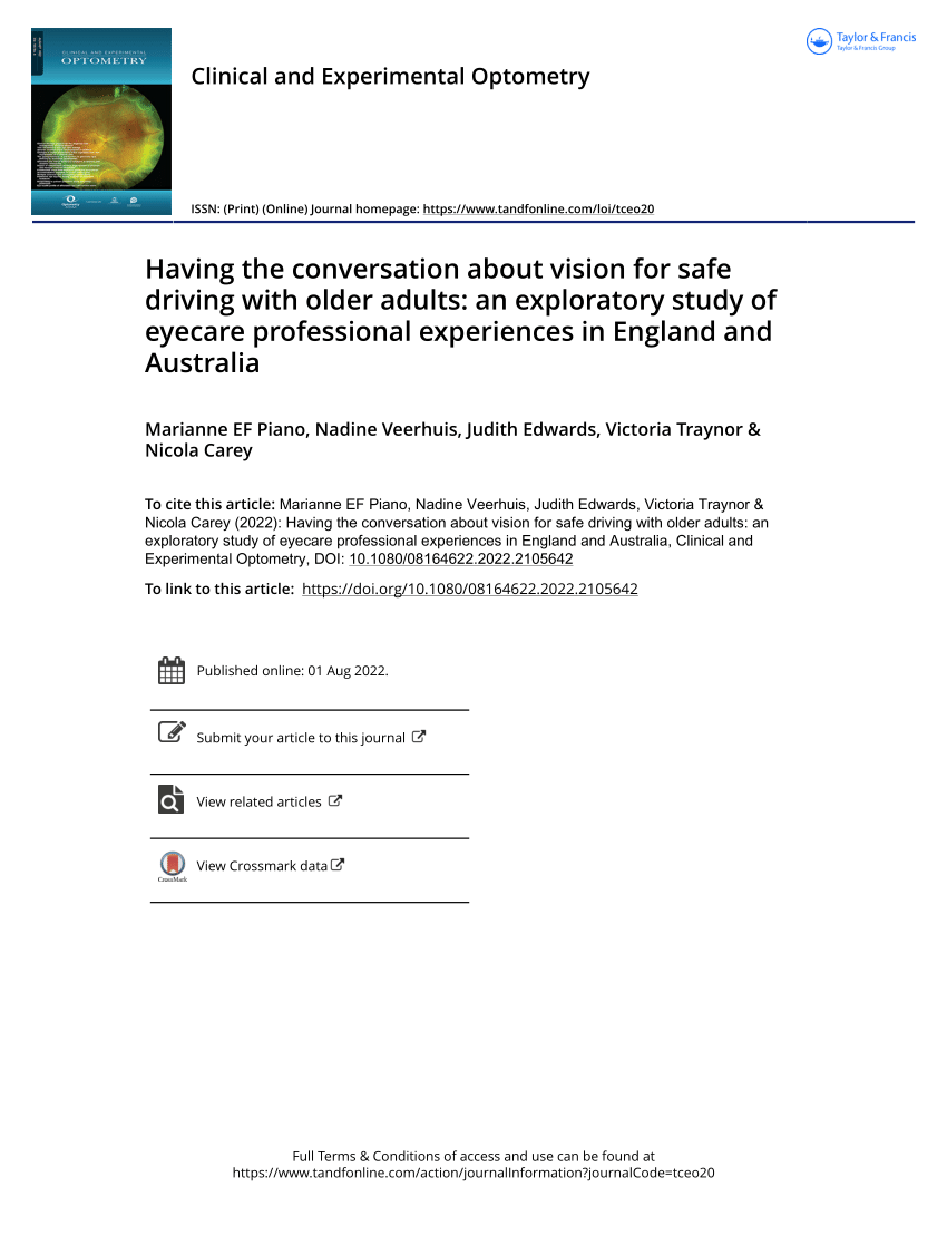 PDF) Implementation and evaluation of a driving cessation intervention to  improve community mobility and wellbeing outcomes for people living with  dementia: study protocol of the 'CarFreeMe' for people with dementia program