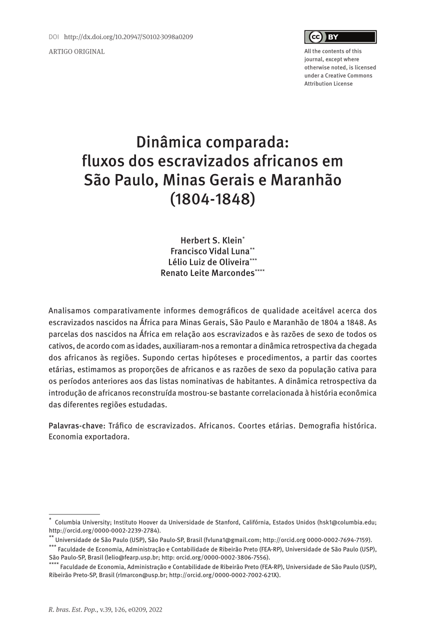 PDF) Os múltiplos significados da alforria em uma área mineradora