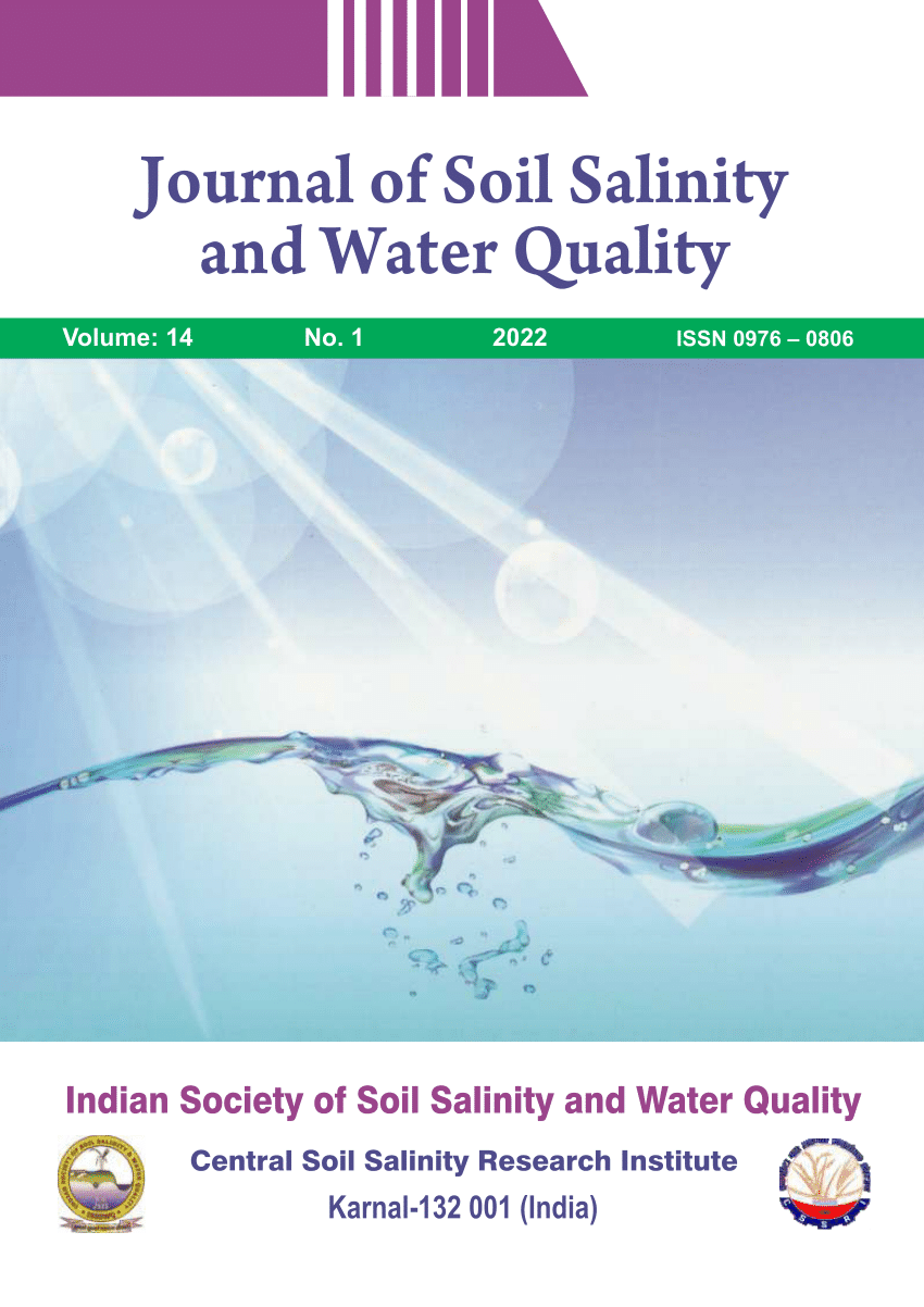 PDF) Groundwater Quality Assessment, Characterization and Mapping