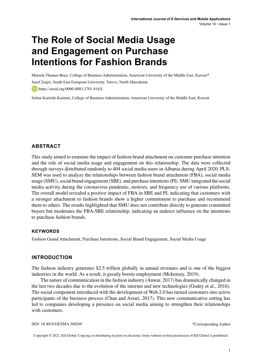 Full article: How Fashion Brands Engage on Social Media: A