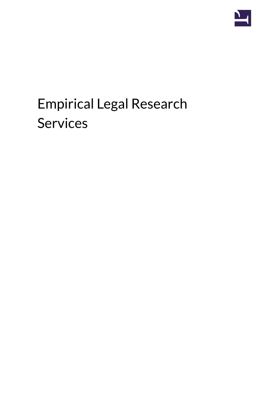 empirical legal research a primer