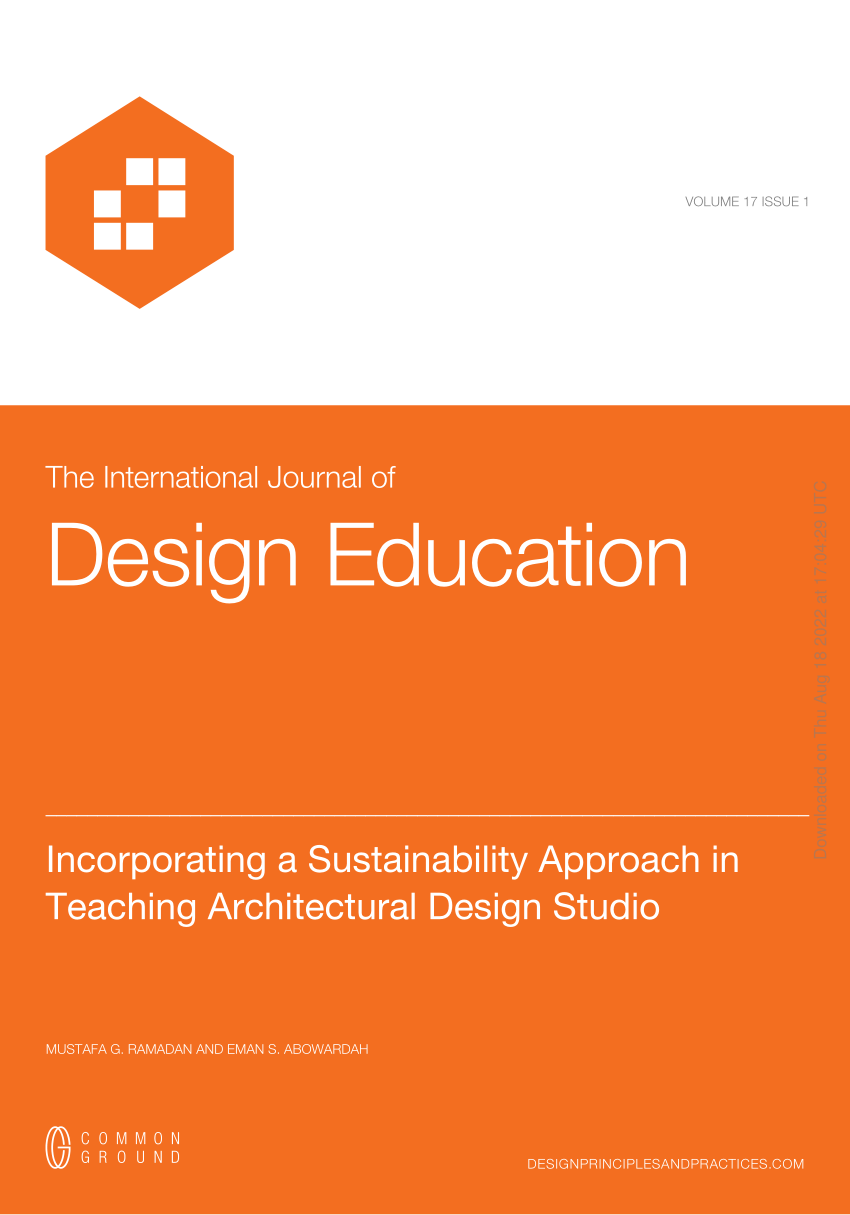 PDF) Acoustic and structural design embedded in design studio pedagogy