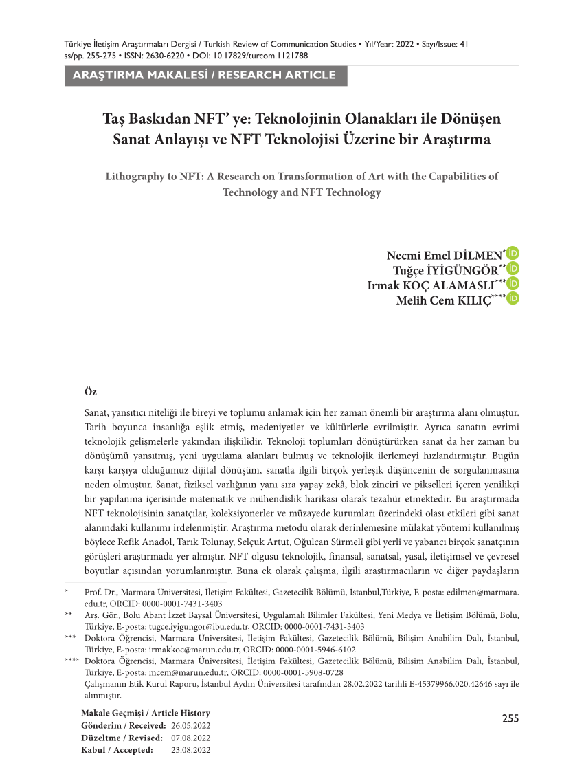 nft research paper pdf