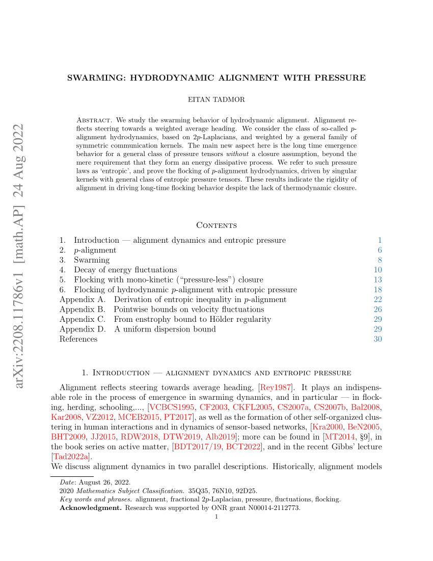 pdf-swarming-hydrodynamic-alignment-with-pressure