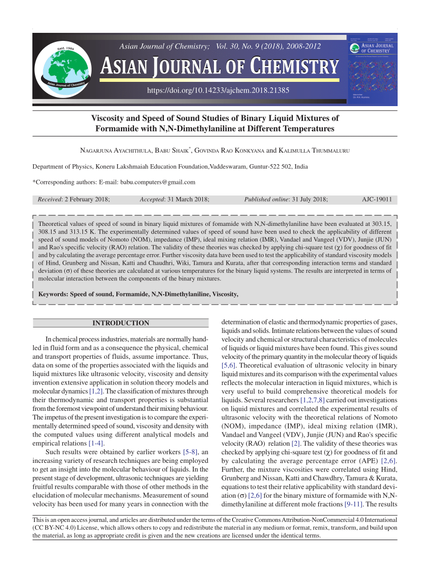 (PDF) ASIAN JOURNAL OF CHEMISTRY