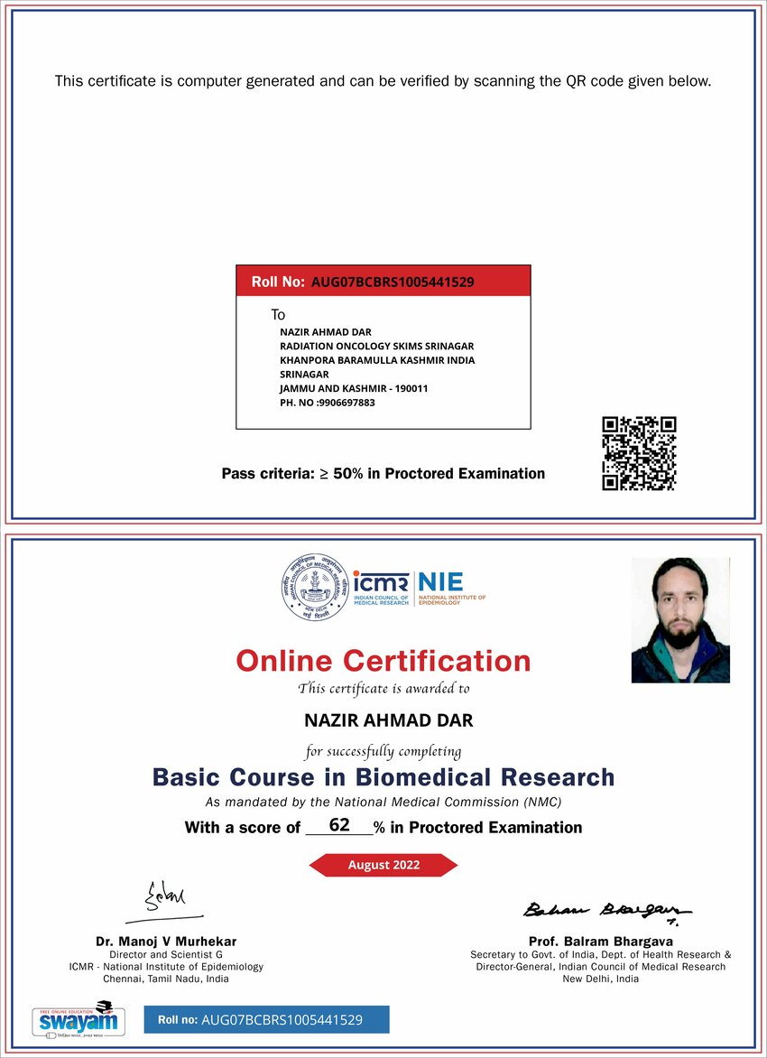 biomedical research basic course