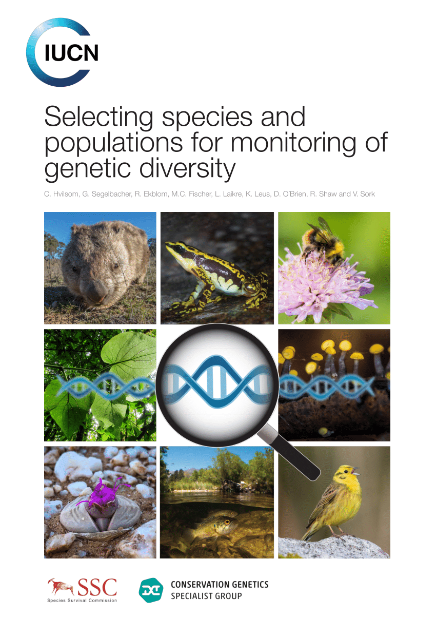 PDF) Selecting species and populations for monitoring of genetic diversity