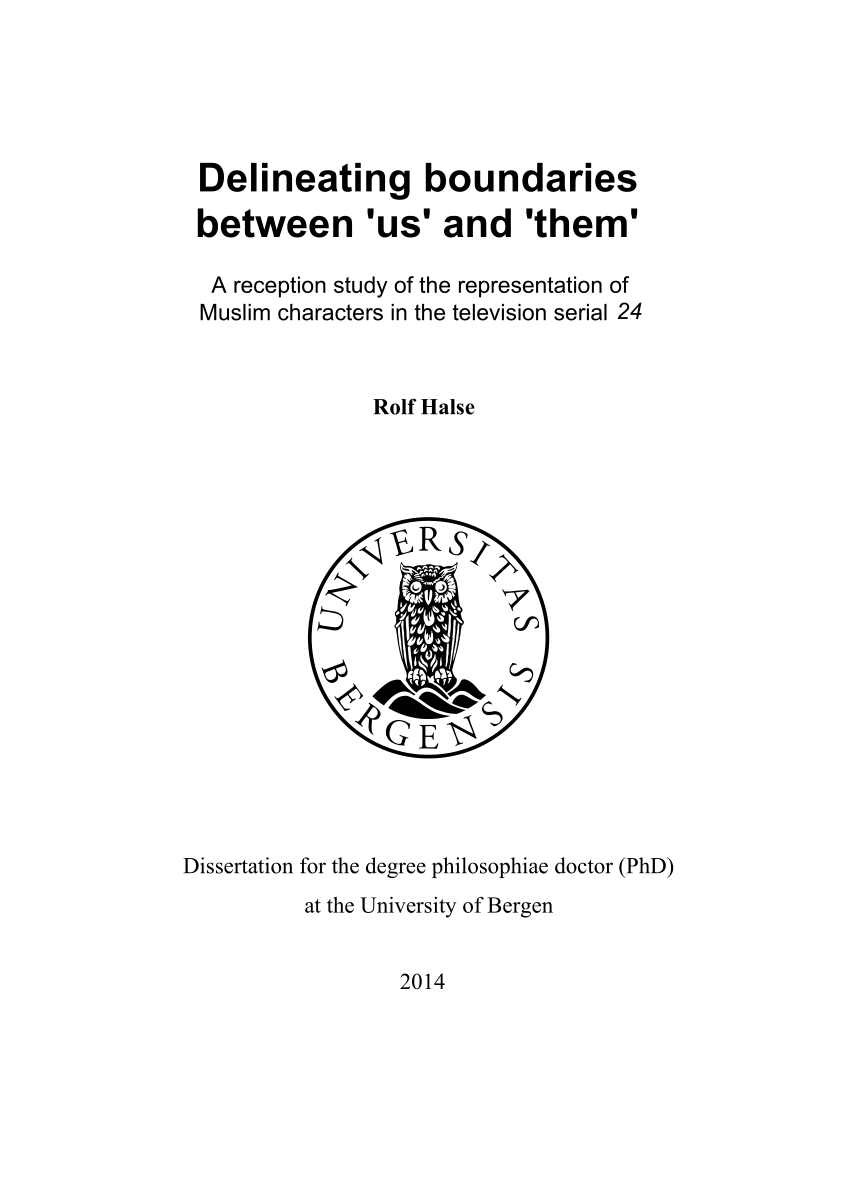 PDF) Delineating boundaries between us and them A reception study of the representation of Muslim characters in the television serial 24