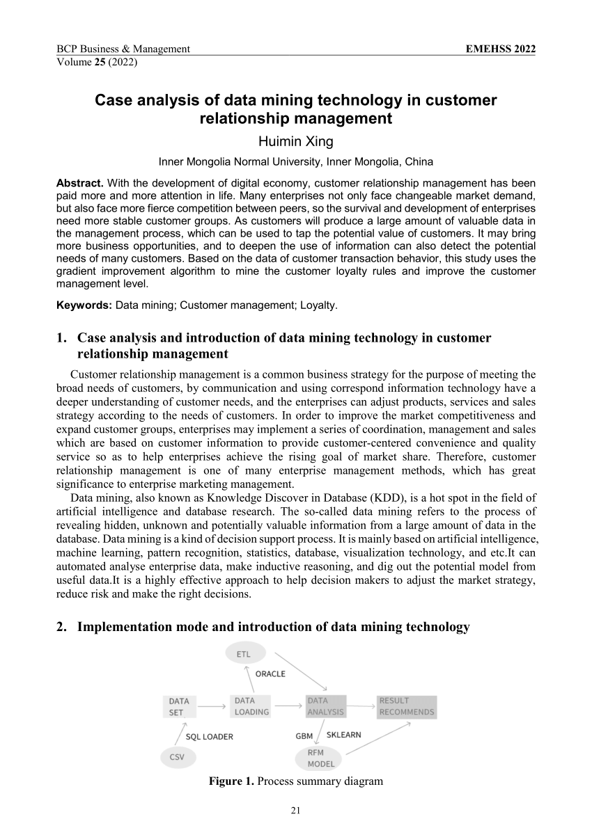 data mining case study pdf