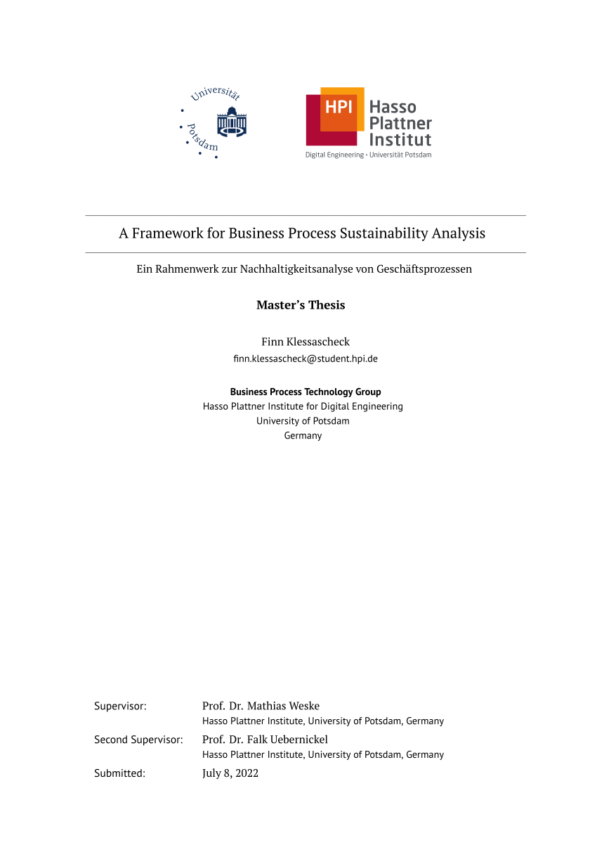 phd thesis on sustainability reporting