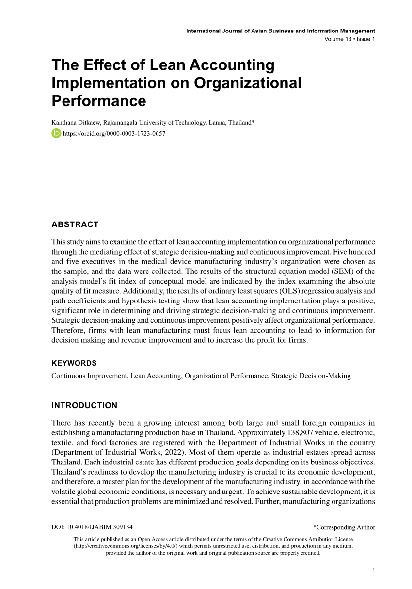 lean accounting research paper