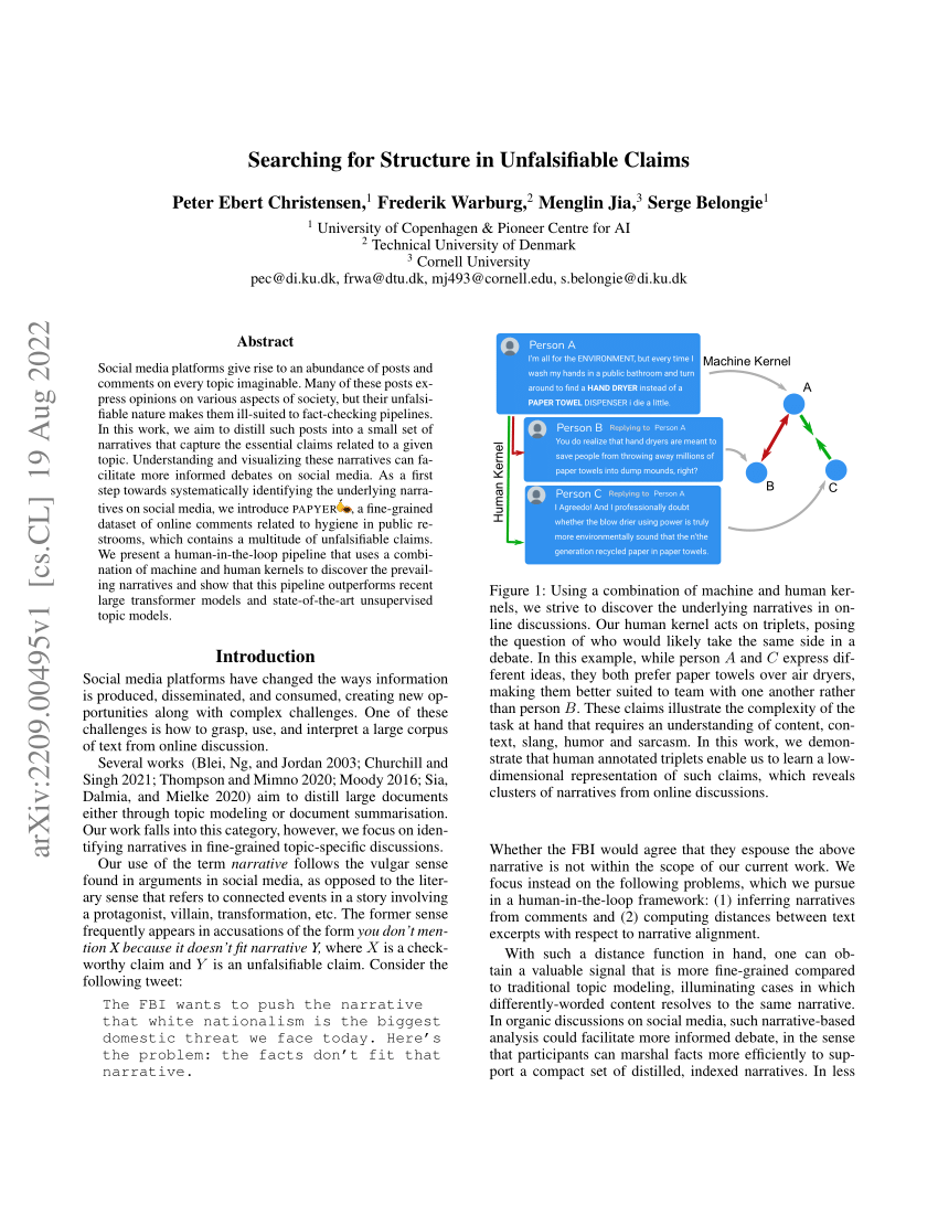 PDF) Searching for Structure in Unfalsifiable Claims