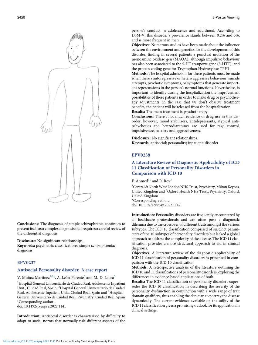 case study on antisocial personality disorder