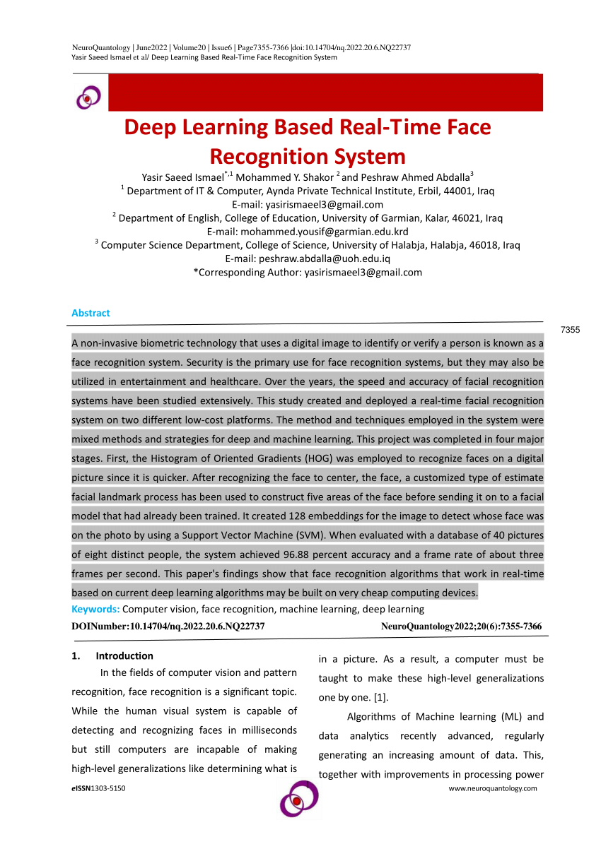 thesis on face recognition system pdf