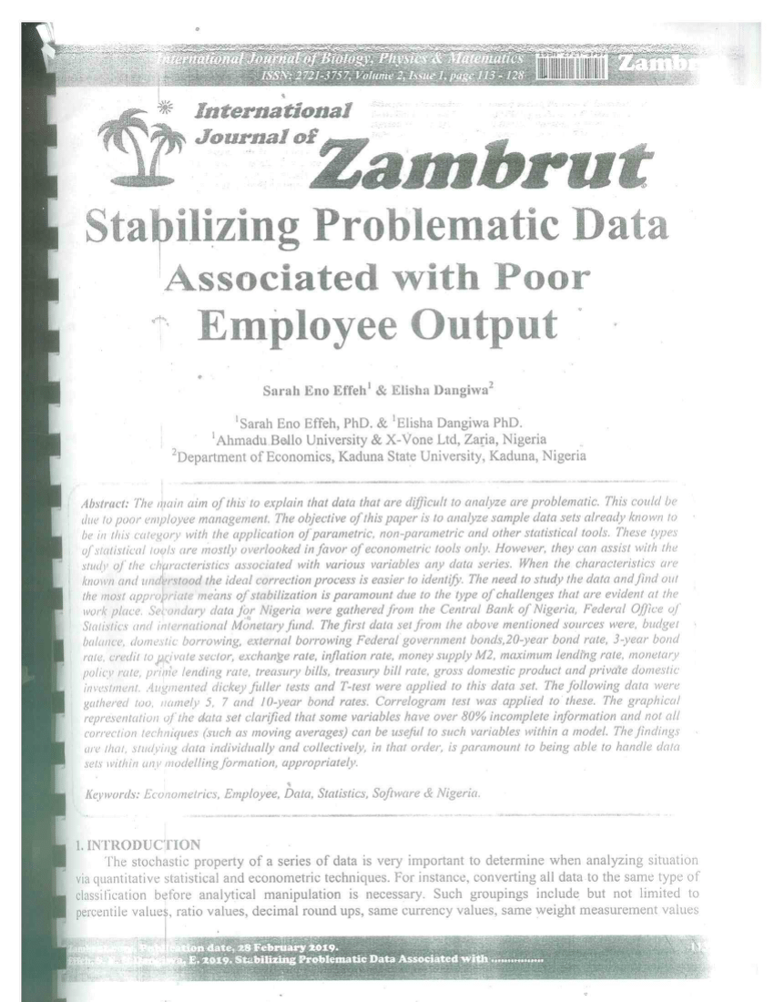 pdf-stabilizing-problematic-data-associated-with-poor-employee-output