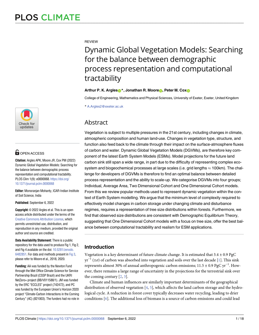 GMD - Tree migration in the dynamic, global vegetation model LPJ