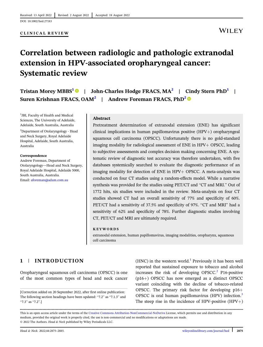 Pdf Correlation Between Radiologic And Pathologic Extranodal