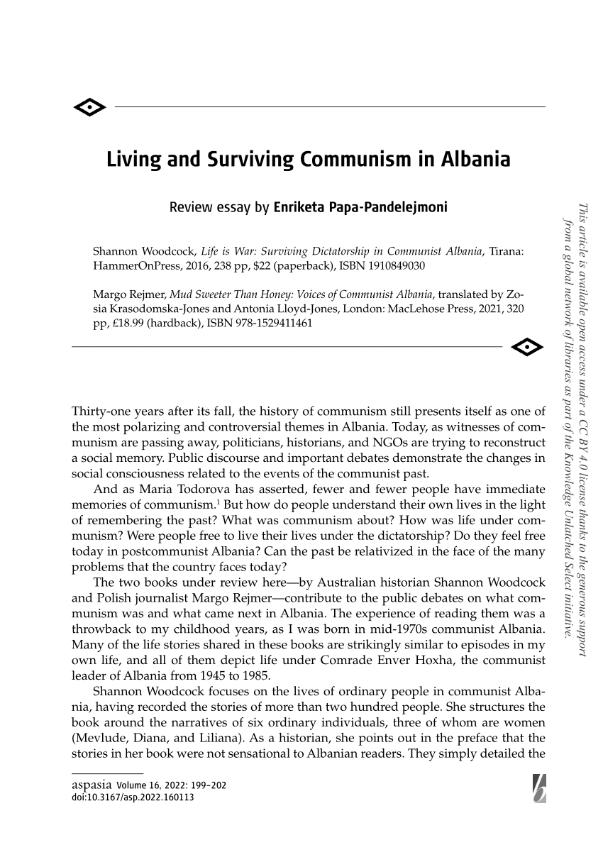 communism in albania essay
