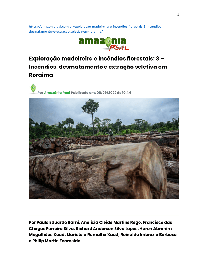 Exploração madeireira e incêndios florestais: 8 – Métodos para avaliar a  vulnerabilidade a incêndio - Amazônia Real