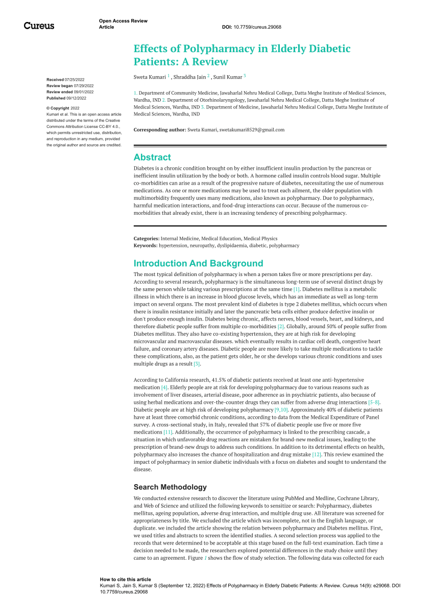 polypharmacy in the elderly a literature review