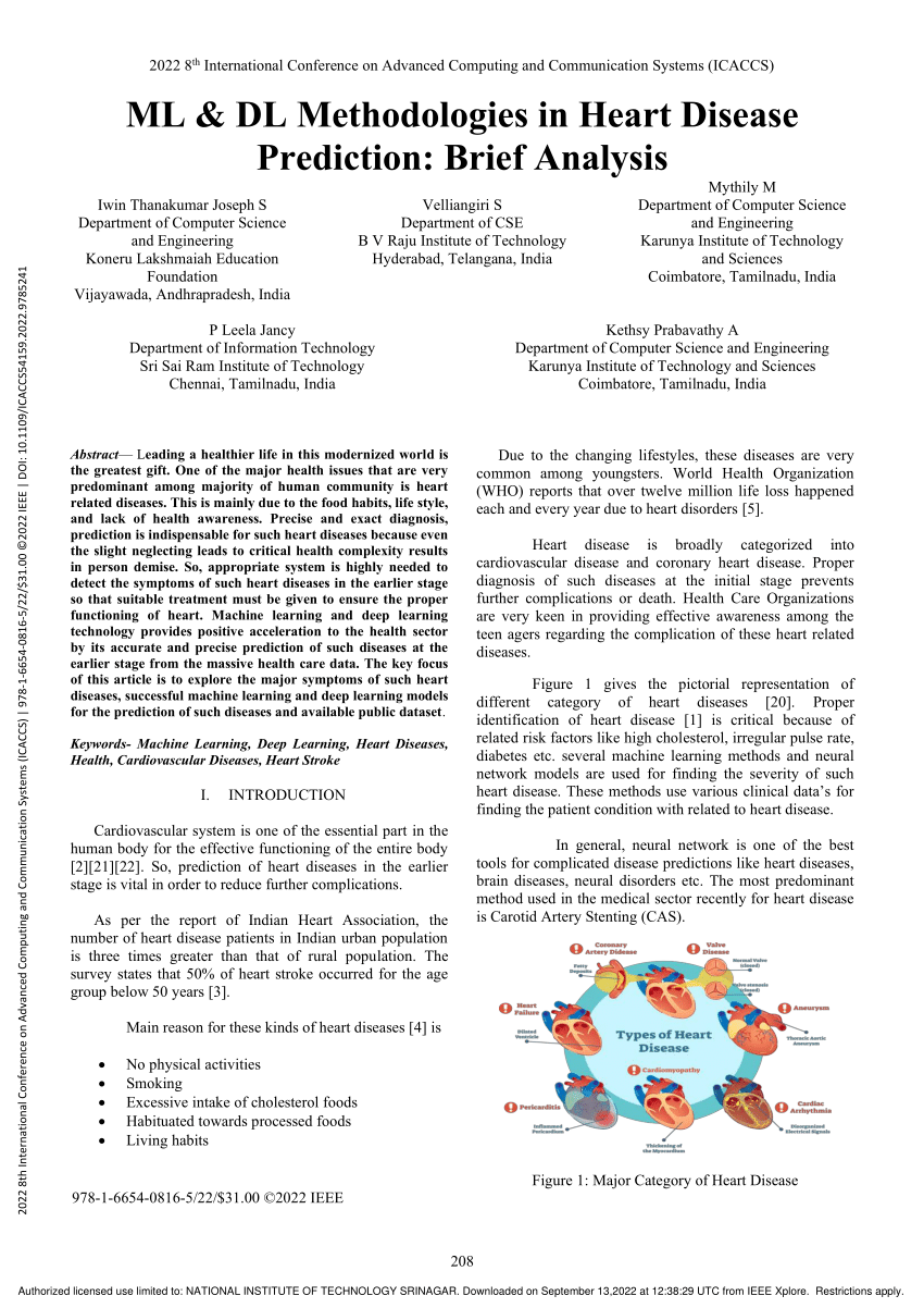 heart disease prediction using machine learning research paper ieee 2021